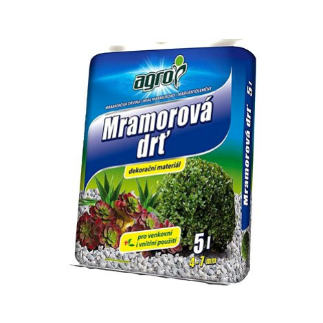 AGRO Substrát - Mramorová drť, 4 - 7 mm, 5 l