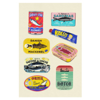 Ilustrace Canned Fish, Studio Mandariini, 26.7 × 40 cm