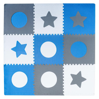 IK Pěnové puzzle na zem - 180 x 180 cm - modré