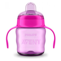 Philips AVENT Hrneček pro první doušky Classic 200 ml s držadly, dívka