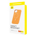 Baseus Magnetické pouzdro pro iPhone 15 ProMax Baseus Fauxther Series (oranžové)