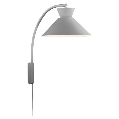 Nordlux Nordlux - Nástěnná lampa DIAL 1xE27/40W/230V šedá