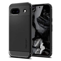 Spigen Rugged Armor silikonový kryt na Google Pixel 8a Černý matný