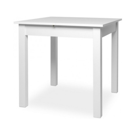 Rozkládací jídelní stůl Coburg 80x80 cm, bílý Asko