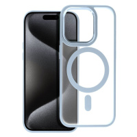 Smarty Matte Mag kryt s MagSafe iPhone 15 Pro modrý