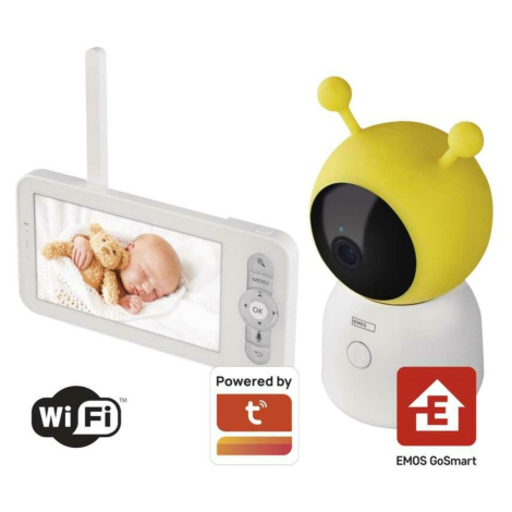 EMOS GoSmart Otočná dětská chůvička IP-500 GUARD s monitorem a Wi-Fi H4052