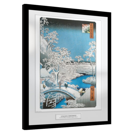 Obraz na zeď - Hiroshige - The Drum Bridge GB Eye