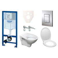 Cenově zvýhodněný závěsný WC set Grohe do lehkých stěn / předstěnová montáž+ WC S-Line S-line Pr