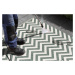 NORTHRUGS - Hanse Home koberce Kusový koberec Twin Supreme 103436 Palma Green creme – na ven i n