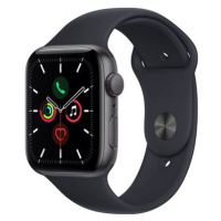 Apple Watch SE 44mm Vesmírně šedý hliník s temně inkoustovým sportovním řemínkem