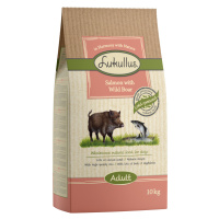 Lukullus granule, 10 / 15 kg - 15 % sleva - losos & divočák (10 kg)