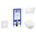 Geberit 111.355.00.5 NI5 - Modul pro závěsné WC s tlačítkem Sigma30, bílá/lesklý chrom + Villero