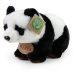 RAPPA - Plyšová panda sedící nebo stojící 22 cm ECO-FRIENDLY