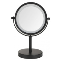 Zrcadlo NOLANI černé s osvětlením 877358