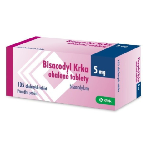 BISACODYL KRKA 5MG TBL OBD 105