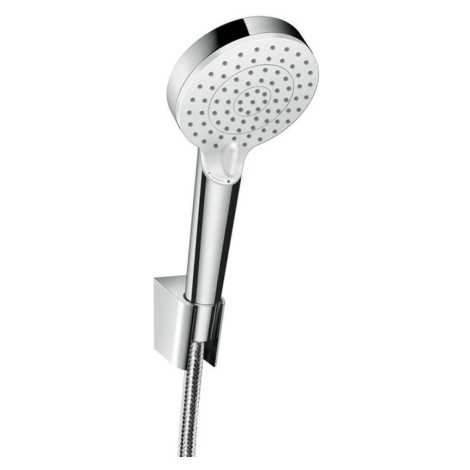 Hansgrohe Crometta - Set sprchové hlavice, 2 proudy, držáku a hadice, bílá/chrom 26691400