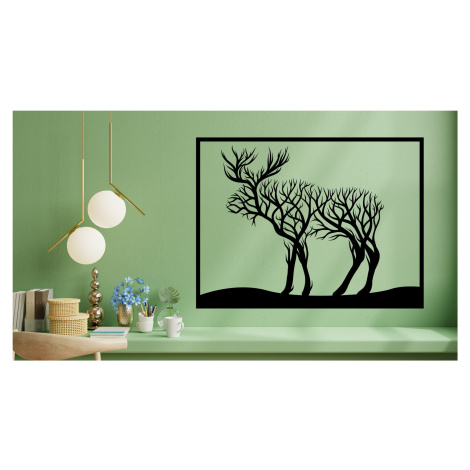 Vsepropejska Strom života sob dekorace na zeď Rozměr (cm): 38 x 28, Dekor: Černá