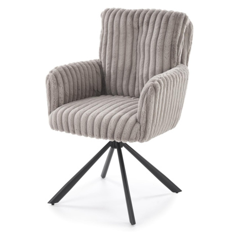 HALMAR Otočné jídelní křeslo K572 popelavě šedé