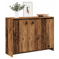 vidaXL Příborník old wood 102 x 33 x 75 cm kompozitní dřevo