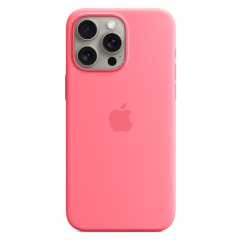 Apple iPhone 15 Pro Max Silikonový kryt s MagSafe růžový MWNN3ZM/A Růžová