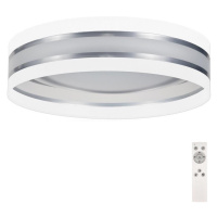 LED Stmívatelné stropní svítidlo SMART CORAL LED/24W/230V bílá/stříbrná + DO