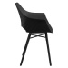 Dkton Designová jídelna židle Narda černá