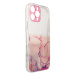 Marble Case silikonové pouzdro na iPhone 13 Pro 6.1" Pink