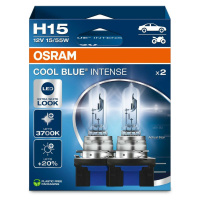 OSRAM H15 12V 15/55W PGJ23t-1 Cool Blue INTENSE NextGen. 3700K +100% Duo 2ks 64176CBN-2HB