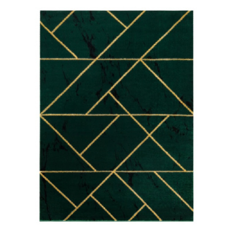 Dywany Łuszczów AKCE: 120x170 cm Kusový koberec Emerald geometric 1012 green and gold - 120x170 