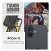 Spigen Tough Armor MagSafe kryt iPhone 16 frost black