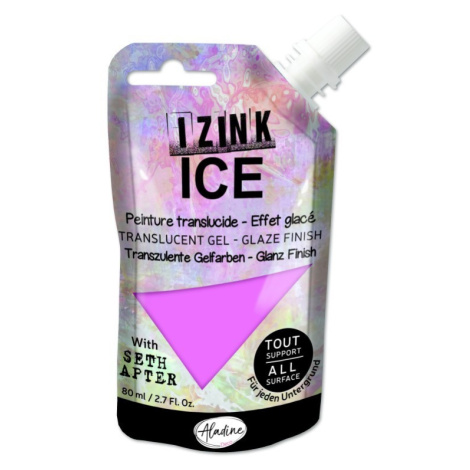 Poloprůhledná barva Izink Ice 80 ml - polar pink růžová Aladine