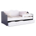AJK - meble AJK meble Dětská postel s úložným šuplíkem a zábranou Lili 80x180 cm + rošt ZDARMA