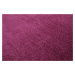Vopi koberce Kusový koberec Eton fialový 48 kruh - 200x200 (průměr) kruh cm