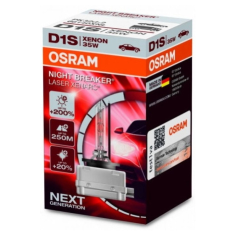 Autožárovka OSRAM XENARC NIGHT BREAKER LASER 12/24V 35W D1S PK32d-2 s homologací