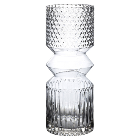 Mondex Skleněná váza Serenite 11x29,5 cm čirá