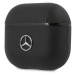 Kožené pouzdro Mercedes pro AirPods 3, černá