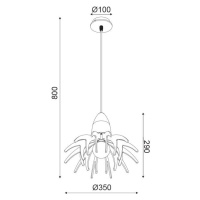 ACA Lighting Style závěsné svítidlo ZM170051P