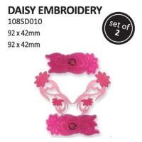 JEM Daisy Embroidery - patchwork - sedmikráska 2ks