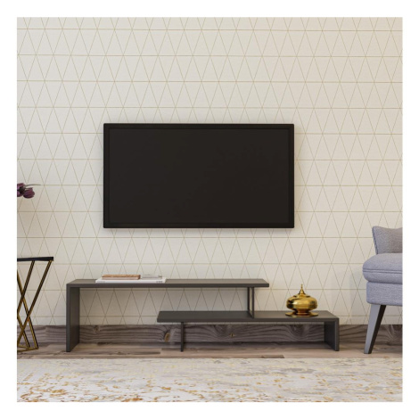 TV stolek OVIT 45x120 cm antracit/černá Donoci