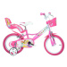 DINO Bikes - Dětské kolo 14" - Princess