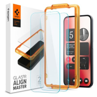 Spigen Glass tR AlignMaster 2 Pack tvrzené sklo Nothing Phone (2a)