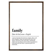 Plakát 50x70 cm Family – Wallity