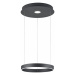 Designová závěsná lampa antracitová včetně 3stupňové stmívatelné LED - Jeroen