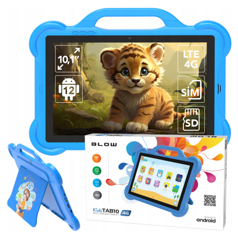 Tablet Pro Děti 10,1 Lte 4/64GB WiFi Gps Pouzdro Vzdělávací Set Dárek