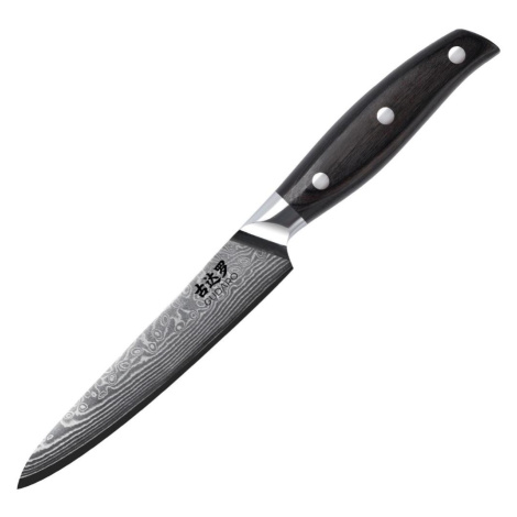 Gudaro - Damaškový univerzální kuchyňský nůž SHIRO 5", délka 12,5 cm GD1006-C