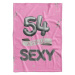 IMPAR Fleecová deka Stále sexy – Růžová - 54 let