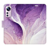 iSaprio flip pouzdro Purple Paint pro Xiaomi 12 / 12X