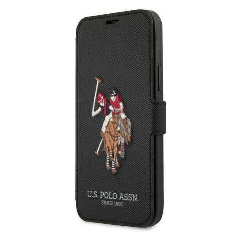 Us Polo USFLBKP12LPUGFLBK iPhone 12 Pro Max 6,7 černá/černá kniha Polo Emb