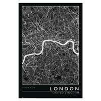 Plakát, Obraz - London - City Map, (61 x 91.5 cm)