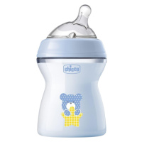 CHICCO Láhev kojenecká Natural Feeling, chlapec, 2m+, 250 ml